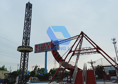 中国 注文の遊園地装置の回転式飛行の回転振動タワーの乗車 工場