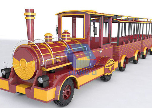 屋外の謝肉祭の列車の乗車、子供のための普及した電車の乗車
