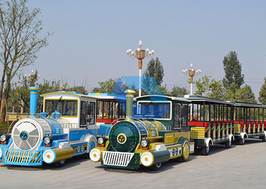中国 カスタマイズされた謝肉祭の無軌道の列車の乗車42の大人容量の電気観光の列車は乗ります 工場